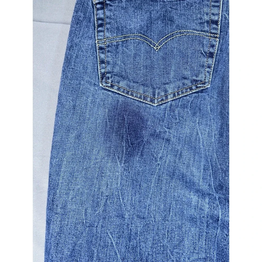 Levis 541 Jeans Mens 44x29 Blue Athletic Tapered Stretch Denim Pants Big Tall
